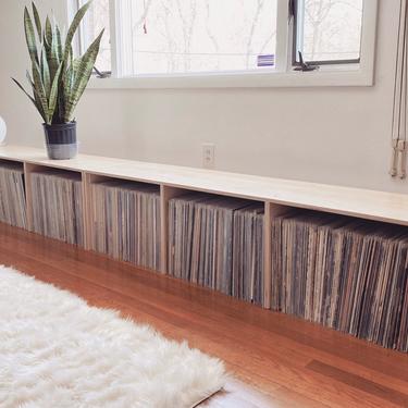 ENKEL - Mid Century Modern Record Shelf / Credenza / Sideboard 
