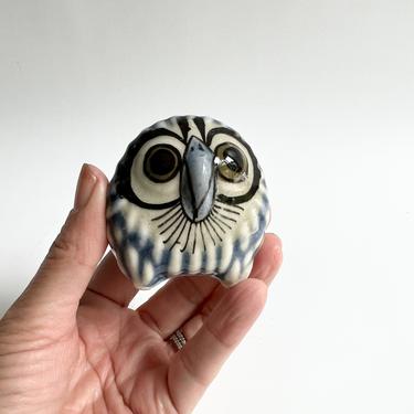 Vintage Ken Edwards Tiny Owl Tonala Mexico -Mexican Modern 