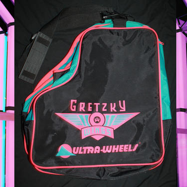 Vintage 1990s Gretzky Wings Ultra Wheels Rollerblades Bag 