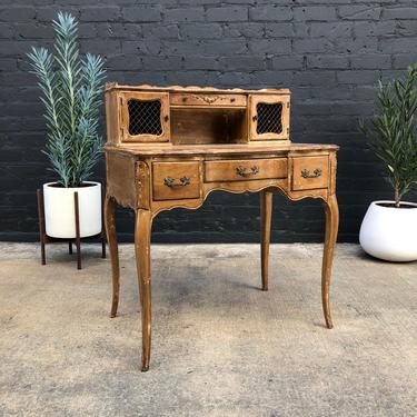 Vintage French Provincial Writing Desk 
