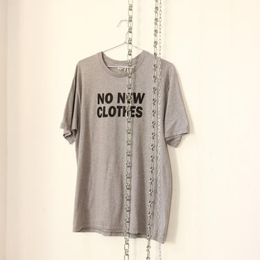 Grey No New Clothes Shirt / L Large 