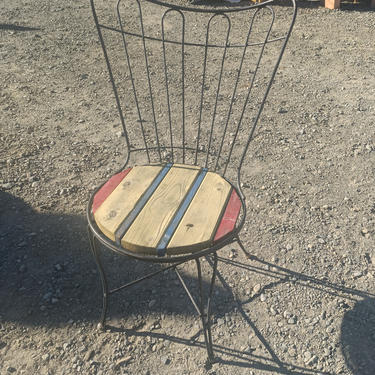 MCM metal outdoor chair