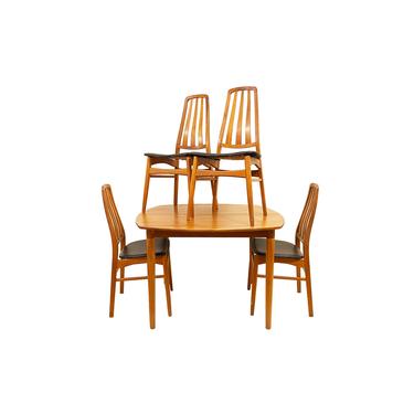 Vintage Danish Modern Teak Table and Chairs 