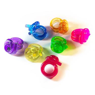 Wholesale Rings 25 Nudo ACRYLIC RING, Acrylic Ring, Knot Ring, Lucite Ring, Colorful Ring, Candy Ring, Birthday gift, Mother’s Day gift 