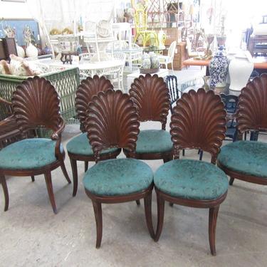 Set of 6 Italian Shell Chairs