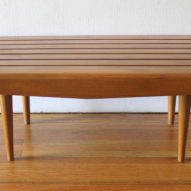 Mid Century Modern Adrian Pearsall Style Slatted Coffee Tables