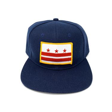 D.C. Capital Crown Snapback Cap (Navy Blue)