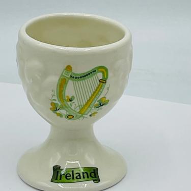 Vintage Ireland, County Cork Carrigcraft Carrigaline egg cup- Chip Free 