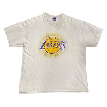 (L) Los Angeles Lakers White Tshirt 082521 ERF