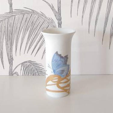 Vintage Vase, Butterfly motif, Rosenthal Studio, made in Germany, circa 60's 