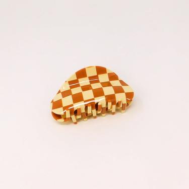 Large Claw Hair Clips- Checker Prints