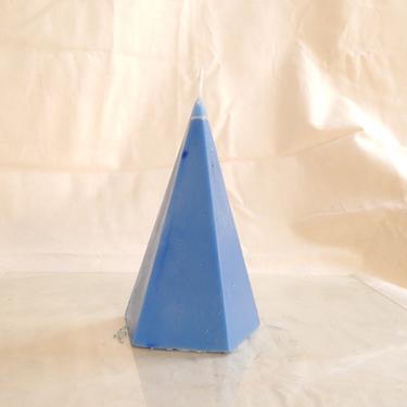 Pyramid Pillar Candle (colbat blue) 