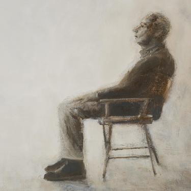 Sitting Man by Goran Djurovic