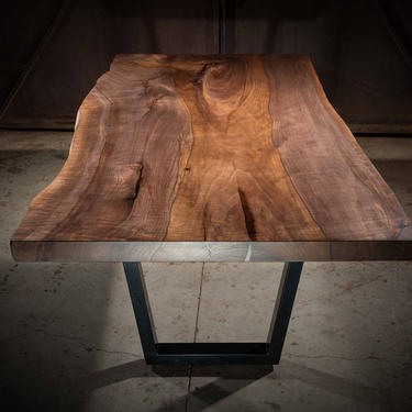 Live Edge Walnut Dining Table - Made to Order 