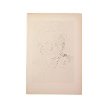 Jeanne Bardey - Portrait 1913 Etching Gazette des Beaux Arts 