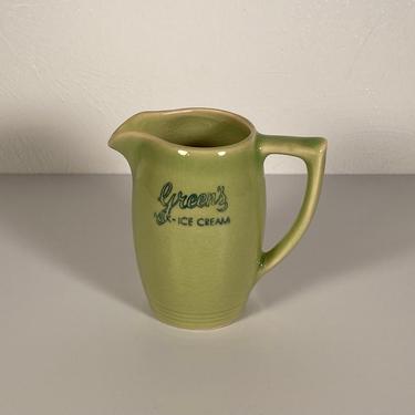 Green's Dairies Ceramic Creamer 