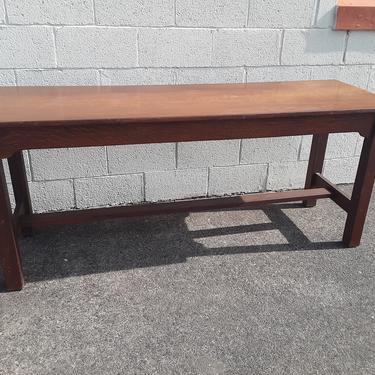 Rare stickley brothers quaint furniture console table 
