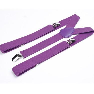 Men's Purple Suspender,Groomsmen ,For Men,Casual Suspenders ,Party Suspenders ,Men's Gift, Adult Suspenders,Wedding,Graduation ,Gift for Him 