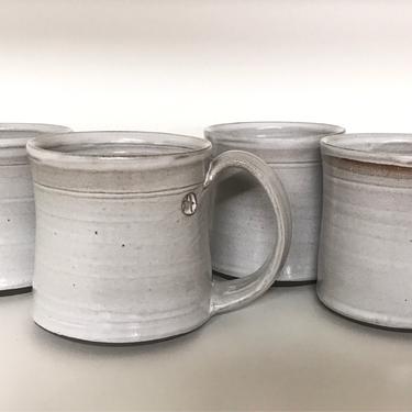 pottery mug, ceramic mug, handmade mug, coffee mug, white mug, rustic mug, ceramic mug, white pottery, handmade pottery mug, farmhouse mug 