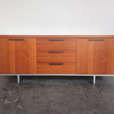Cherry Wood and Ebony Credenza by Calligaris Made in Italy 