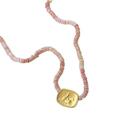 Pink Opal Choker Necklace