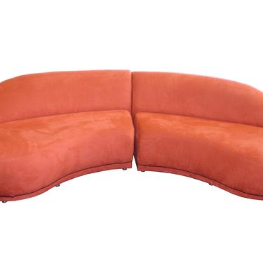 Mid Century Modern Thayer Coggin Vladimir Kagan Directional Cloud Couch Sofa