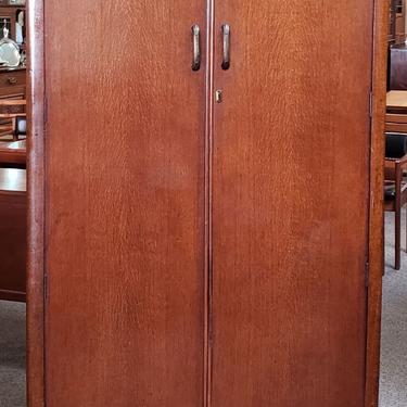 Item #CSGN1 English Oak Fitted Armoire c.1930