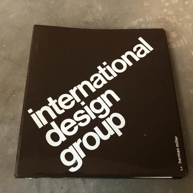 Herman Miller International Design Group Product Catalog 1972 
