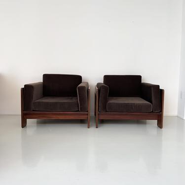 1960s Rosewoos Tobia Scarpa &quot;Bastiano&quot; Club Chair