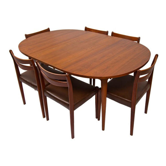 Drexel 1950s Expanding Dining Table, Drexel Dining Room Furniture 1950
