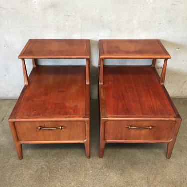 Pair of Mid Century Side Tables by Heritage Henredon