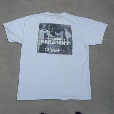 Vintage T-shirt Guinness Beer 1990s Dublin Ireland Preppy Grunge Casual Street Tee Medium Nostalgia Liquor Collector 