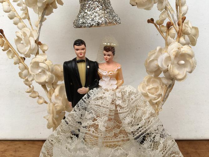 Wilton Modern Veil Bride and Groom Cake Topper for sale online 
