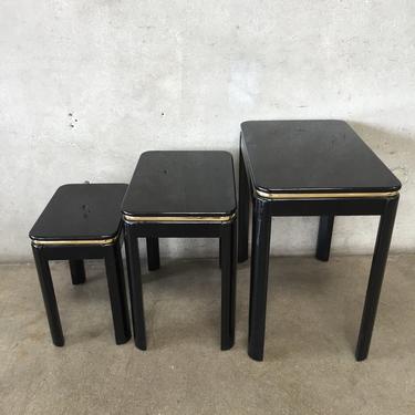Vintage Lane Lacquered Nesting Tables