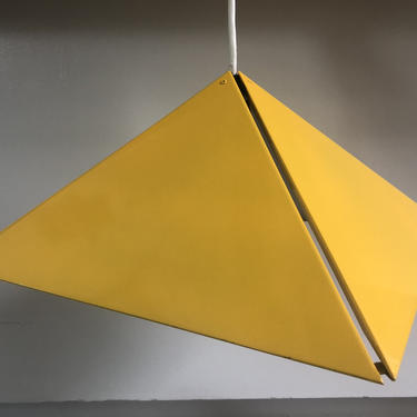 Post Modern Triangular Metal Ceiling Lamp 