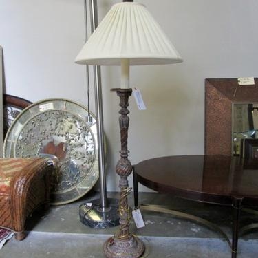 CARVED WOOD FRENCH FLOOR LAMP
