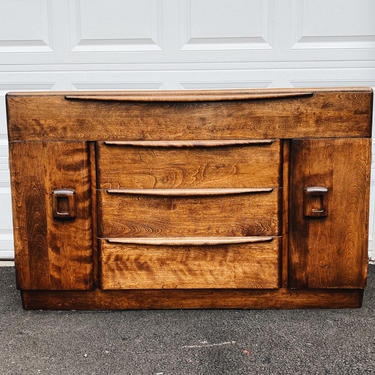 Heywood Wakefield M593 Credenza, Heywood Wakefield Buffet, Vintage Dresser, 1950s Cabinet 