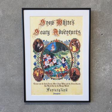 Snow White Disneyland Attraction Poster/ Art Print