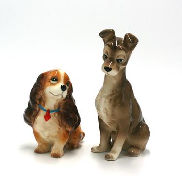 vintage Disney Lady and the Tramp figurines/made in Japan 