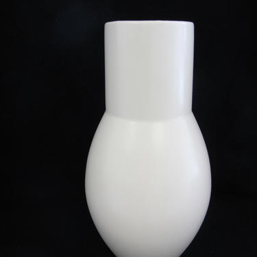 Mid-Century Modern Vase Bisque Pottery Ceramic 11.25&quot; Tall by TheModAndPopShop