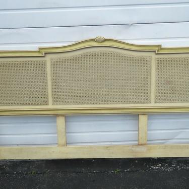 French Carved Painted Canning King Size Headboard 1981