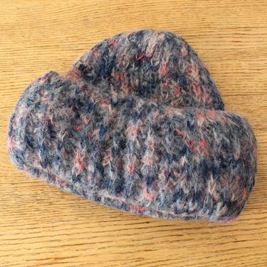 Fluffy Speckled Knit Beanie