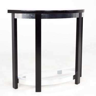 Charles Hollis Jones Contemporary Marble and Lucite Console Table 