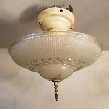 Single bulb Semi Flush Vintage Lighting