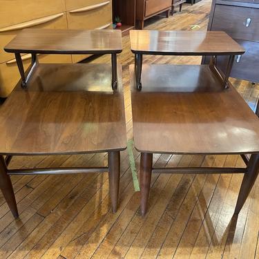 Mid Century Step End Tables