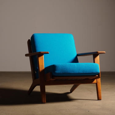 Hans Wegner Teak Plank Lounge Chair by Getama 