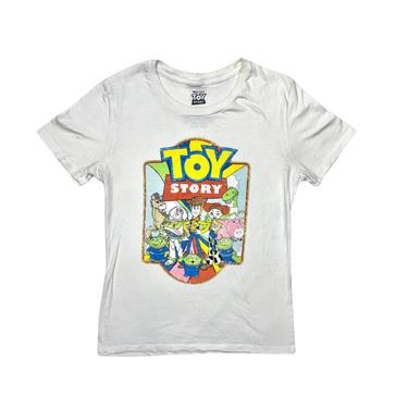 Vintage Clothing Toy Story T-Shirt, White Tee 90's Streetwear ToyStory Vintage T Shirt, Woody Buzz Lightyear Shirt Vintage Tees 