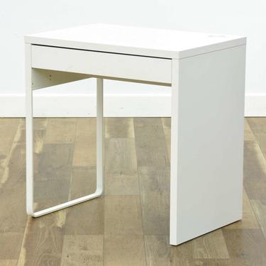 Contemporary White Writing Desk 