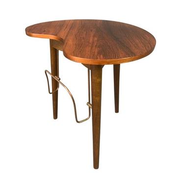 Vintage Danish Mid Century Modern Rosewood Side Table by Gorm Mobler 