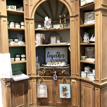 Antique Italian Corner Cupboard | Antique Cabinet | Corner Cabinet | China Cabinet | Shop Display | Corner Bookshelf | Three Piece Bookshelf 